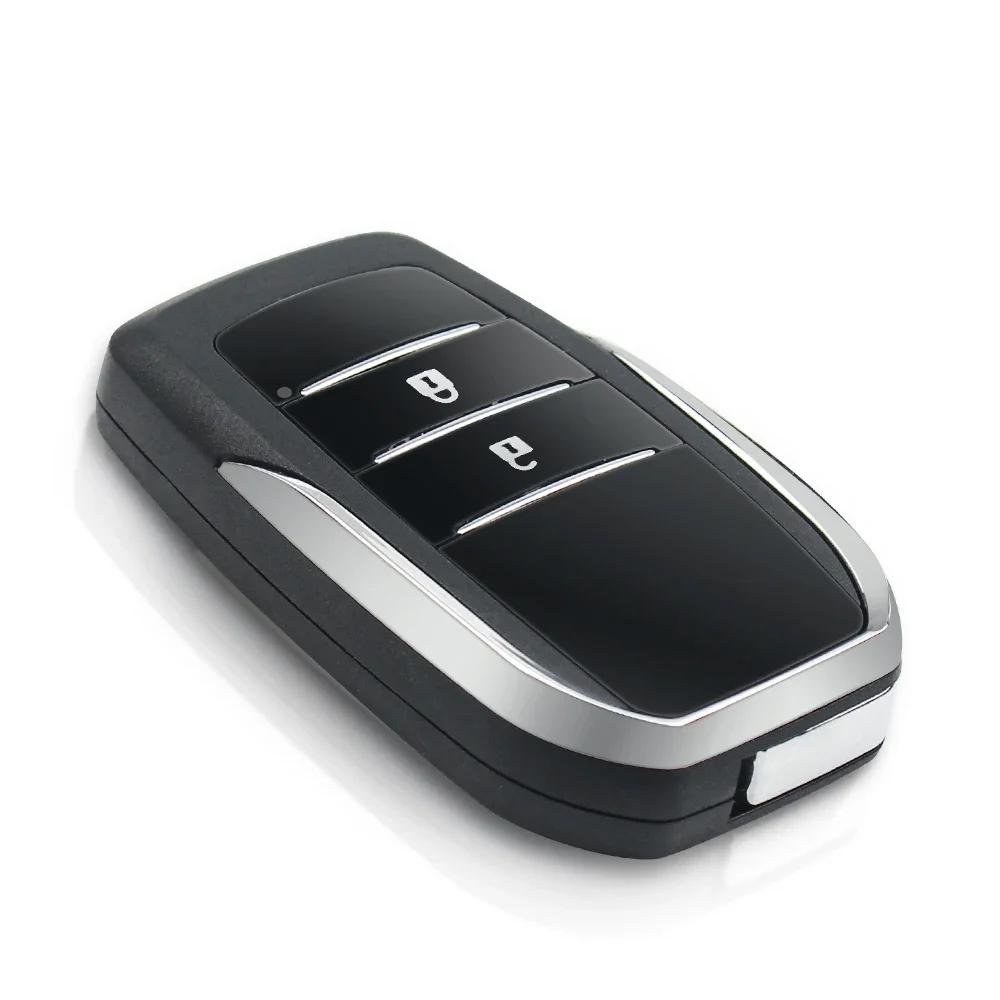 New For Toyota Camry Rav4 Corolla Prado Yaris Replacement Uncut Toy43 Blade Modified 2/3 Buttons Flip Car Key Shell Case