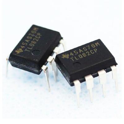 20 buc. TL082 TL082CP TL082CN IC TI DIP-8 JFET-INPUT Amplificatoare operaționale duble Circuit integrat de uz general OP-AMP DIP8