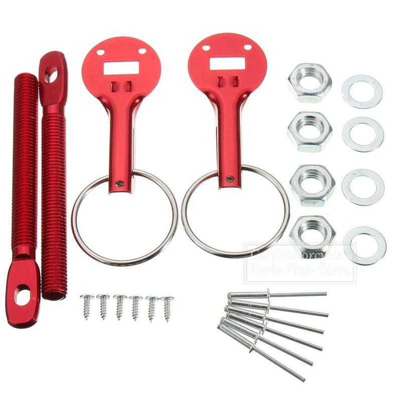 Universal Alloy Racing Hood Bonnet Pin Kit Aluminium For All Cars Lock Locking Sport New For Honda 08-12 Accord 2Dr AF-SP7220A