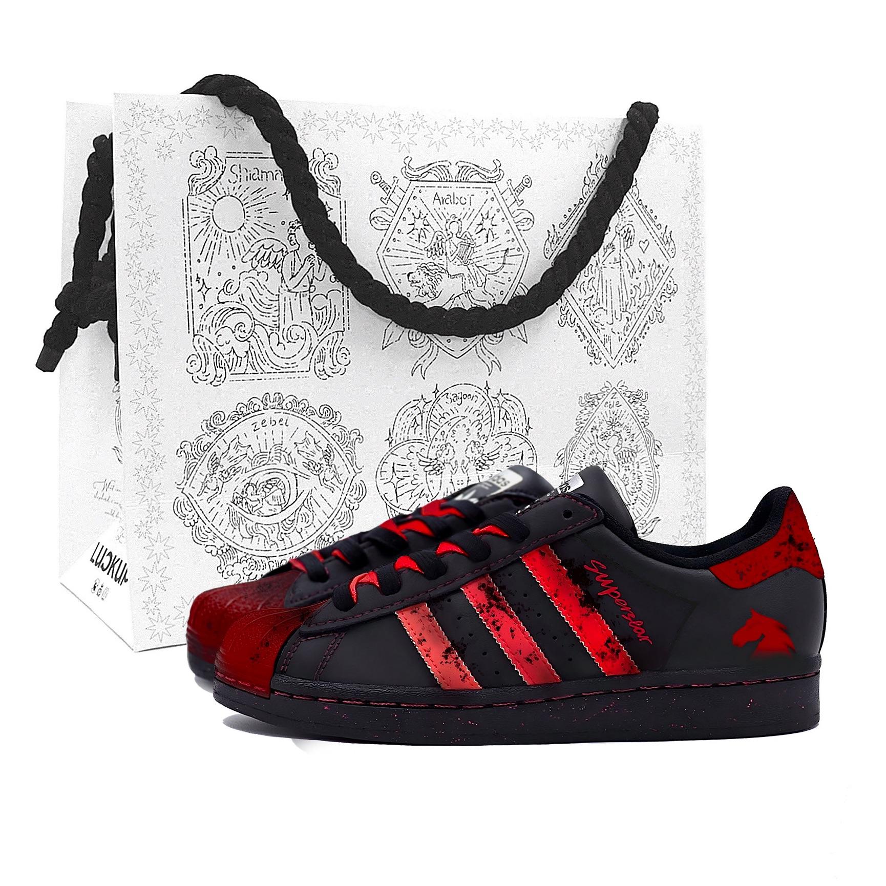 

Adidas Originals Superstar 2 Battle Horse Gorun, Red Hare Horse, Star Trace Future JI0079(Team25-008SG) 45⅓