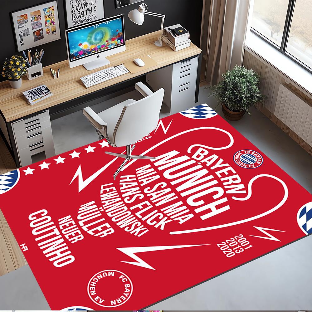 Bayern Munich Printed Carpet,Rug,for Office Chair Living Room Bedroom Kitchen Room Decor Gifts.