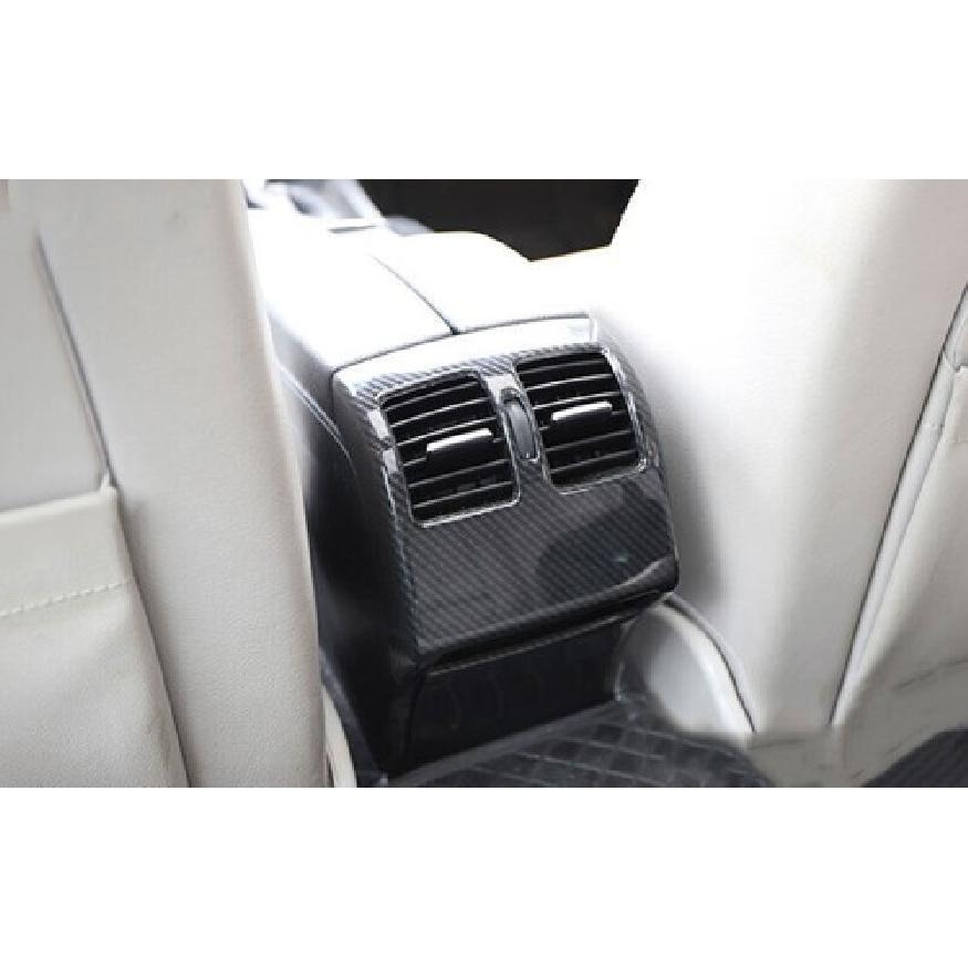 Cover Trim 2X Inner Rear Carbon Fiber For Benz C-Class 2008-2014 Air Outlet Vent