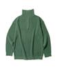 U And Lc Half Zip Solid Knit (Deep Mint)