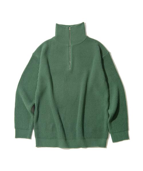 UNLC Half Zip Solid Knit (Cream)