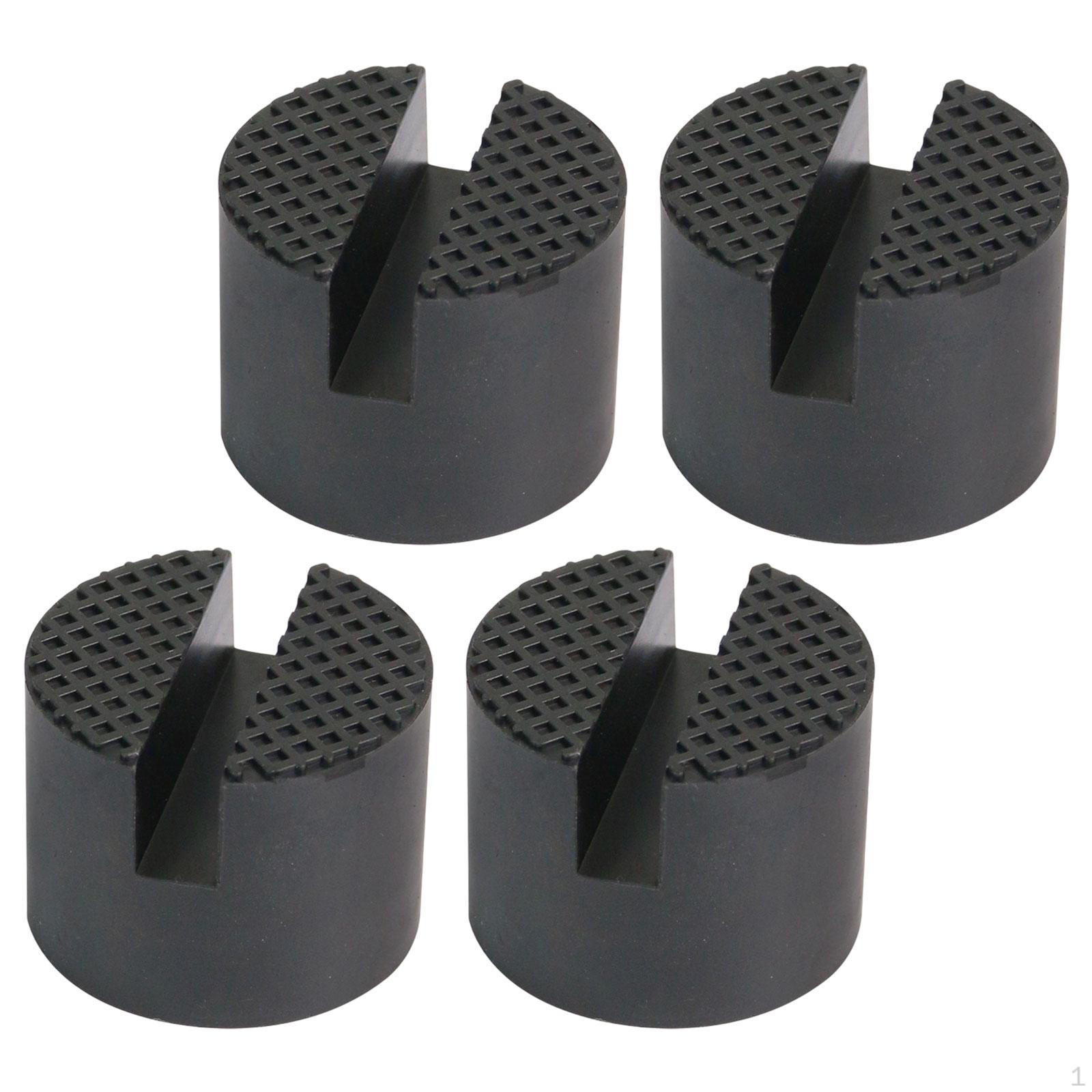 

4x Резиновые подкладки для домкрата Защита бокового лонжерона с приваркой внахлест Автомобильные аксессуары Профессиональные со слотом