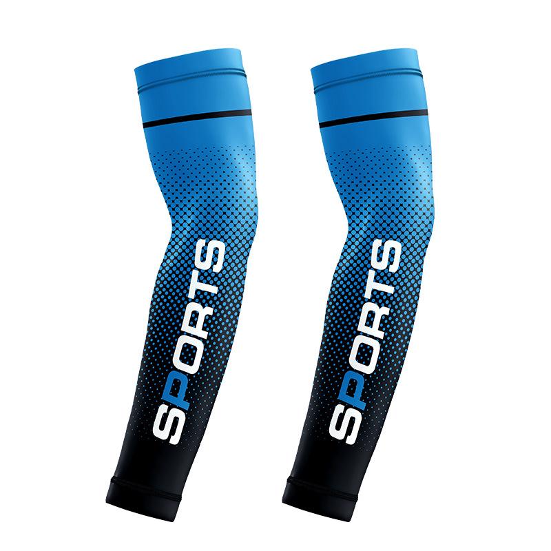 Men's Ice Silk Arm Sleeves - Cool Sun Protection for Summer Cycling, Outdoor Motorcycling, and Fishing