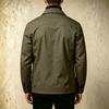 Men's Multi-Pocket Cargo Jacket with Lapel Collar, Casual Outerwear for Daily Wear