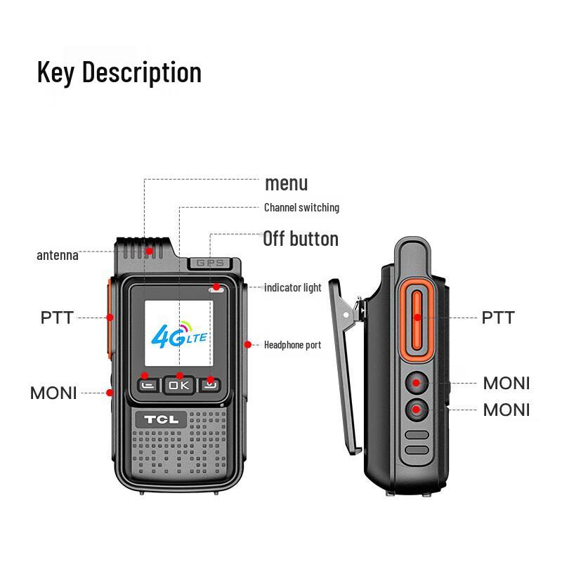 TCL HL360 4G Public Network Walkie-Talkie (CN version)