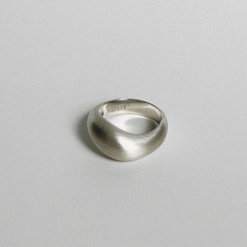 Oar [Silver925] Oar Cloud Volume Ring [Matte Silver]