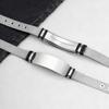 Stainless Steel Mesh Strap Bracelet Simple Clear Blank Bar Watch Accessory Causal Daily Jewelry