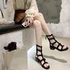 Fashion With Medium Heels Outdoor Woman Shoes Designer Summer 2025 Comfortable Vip Sandals for Women Chic and Elegant Pvc Sandal Sales