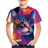 Kids Clothes Boys T-Shirt Short Sleeve Tees Girls T Shirt Breathable Fashion Children's T-Shirt O-Neck Tops Summer Girl Blouse