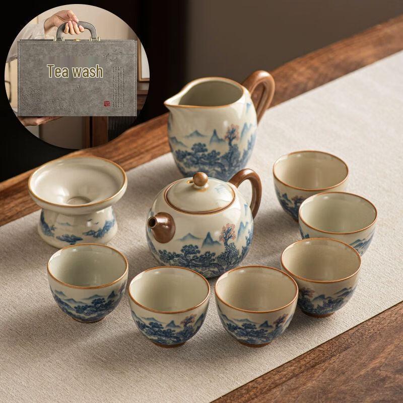

Ru Kiln Ceramic Kung Fu Tea Set