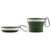 Silicone folding water cup with hook, suitable for outdoor activities, business trips, and travel, portable gargling cup, coffee
