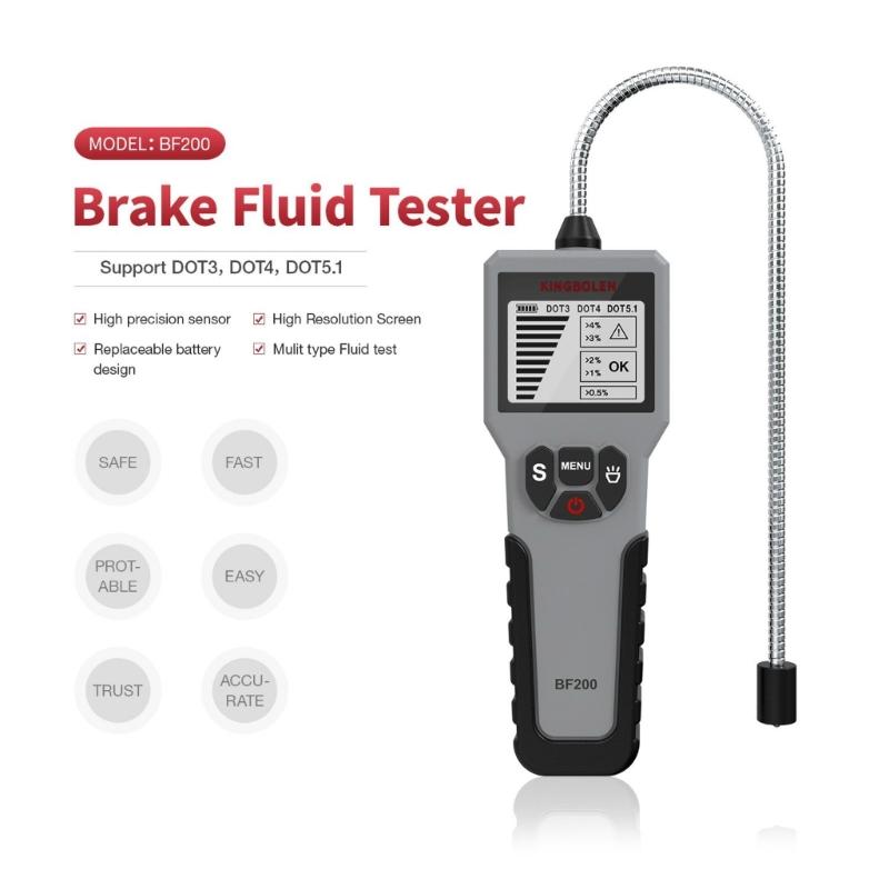 Accurate Oil Quality Check Universal Brake Fluid Tester Car Diagnostic Tool Digital Tester Testing Tool DOT3 DOT4 DOT5.1
