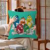 M&Ms Chocolate Office Cushion Pillowcase Car Cushion Cover45X45Cm Lumbar Pillowcase Sofa Pillowcover