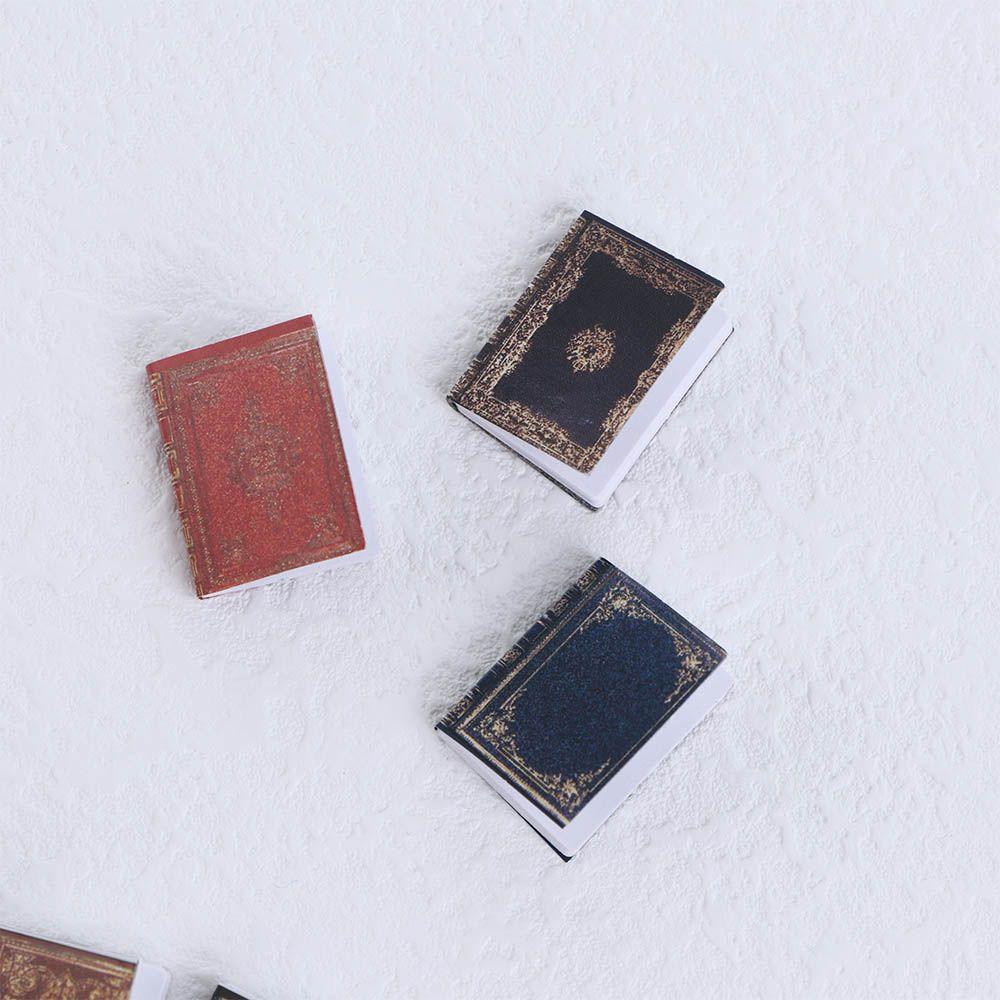 Doll Toy Supplies Retro Classical Vintage Notebook Mini Books Dollhouse Decoration Miniature
