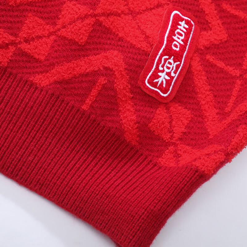 Mark Fairwhale Men's Loose Fit Round Neck Sweater
