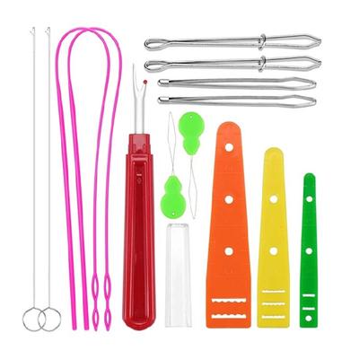 Professional Sewing Loop Tools Drawstring Threader Seam Ripper Kit for Hobbyists