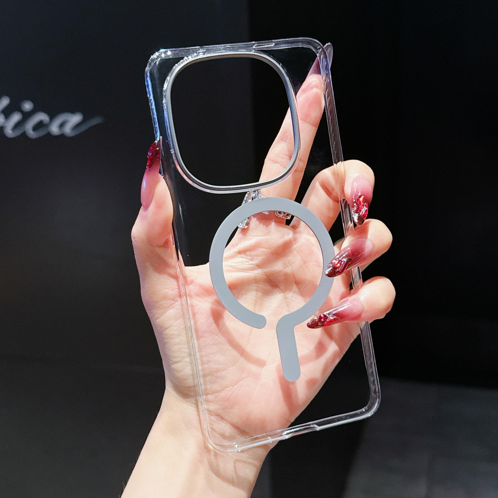 

IQOO13 Phone Case: High Transparency, Unique Design, Drop-Proof, Magnetic Suction Protective Cover iQOO 13