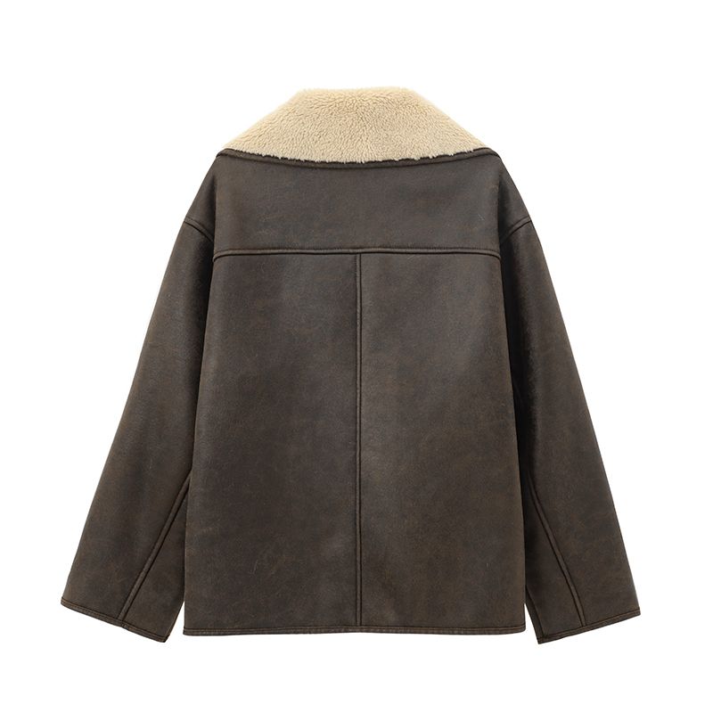 Jnleaog Autumn New Women's Clothing Fashion Style French Style Fashion All-Match Double-Sided Outwear 3548246