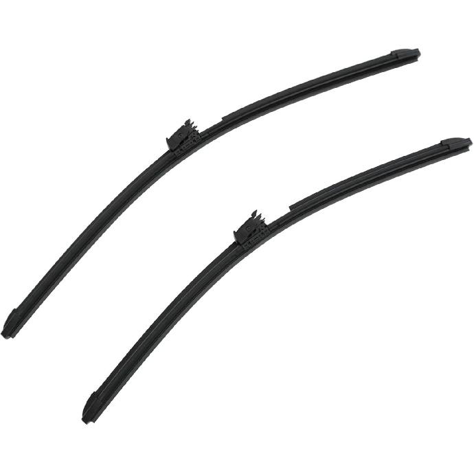 XQSMWF Front Windshield Wiper Blade Set W/Heated 2228201145 Compatible With Mercedes S450 S550 S550E S560 2015-# A2228201145 222-820-11-45