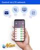 SM8-WLTE-EU 4G Eight-Way Mobile Phone-Controlled Temperature & Humidity Alarm with Remote SMS/App/Web Control