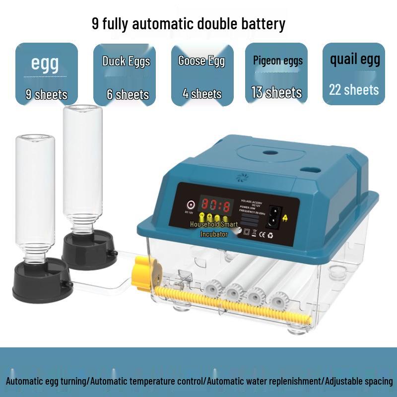 Fully Automatic Household Mini Egg Incubator with Smart Egg Turner