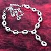 Black Onyx Handmade Gemstone Necklace, 925 Solid Sterling Silver Necklace Antique Jewelry, For Engagement Gift