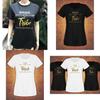 Bride Tribe Letter Print Short Sleeve T Shirt For Women Breathable Fashion Casual Wear