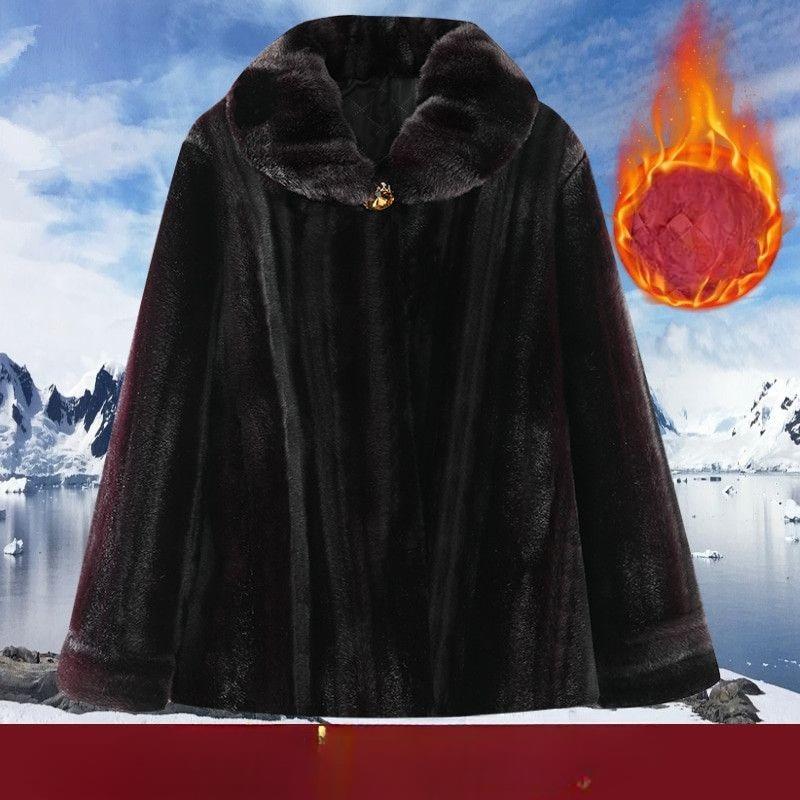 

Зимняя утолщенная теплая куртка с плюшевой подкладкой из норки, средней длины, с умеренной подкладкой 8XL темно-фиолетового