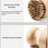 Wooden Handle Dish Scrub Brushes Handheld Scrubbing Brush Cleaning Scrubbers  for Bowls Plates Pot