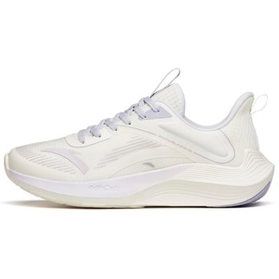 DuCi1 Cushioned Slip Resistant Abrasion Resistant Low Top A Shock Casual Running Shoes Women's White Purple Gray Sneakers 922325581-2