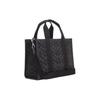 COACH Smith Iconic Denim With Smooth Leather Tote Shopping Bag, Shoulder Bag, Crossbody Bag, Handbag Large Unisex CP105-SVBK