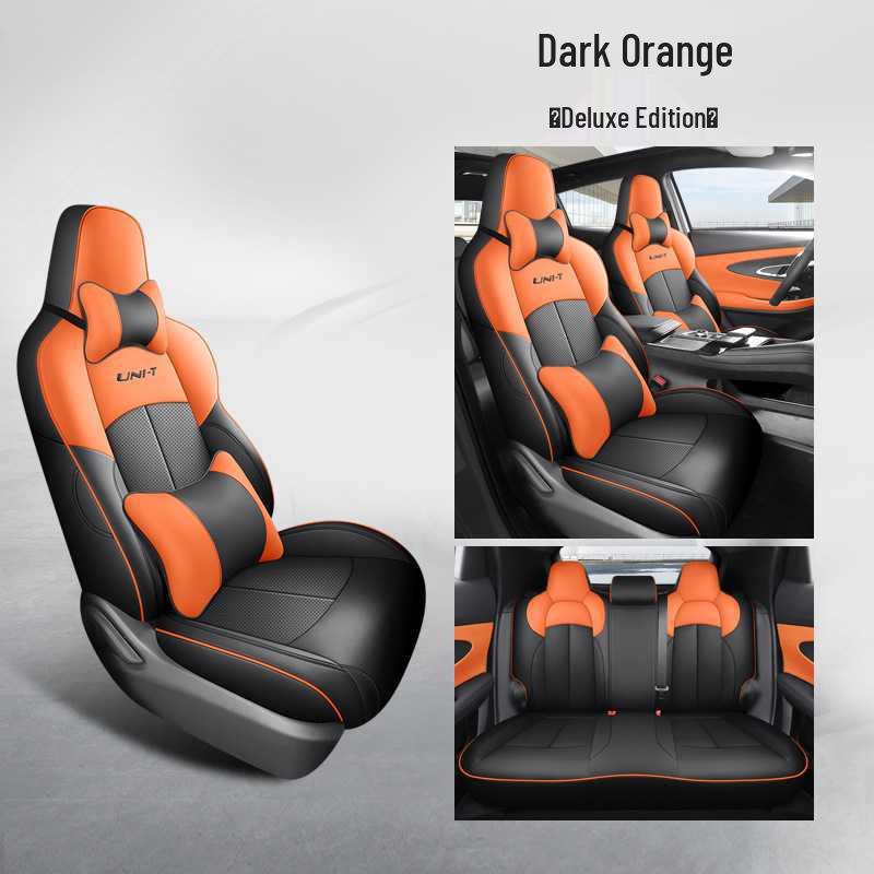 Universal Leather Car Seat Cushion for Five-Seaters - All-Season Model