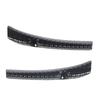 2PCS Rear Trunk Sill Guard Cover Stainless Steel Rear Bumper Door Sill Protector for Model 3 Highland 2024 Black Silk