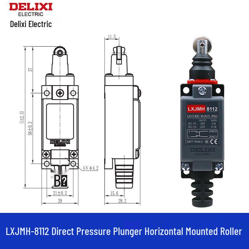 DELIXI LXJM S8108 Roller Limit Switch Replacement for LXJM1
