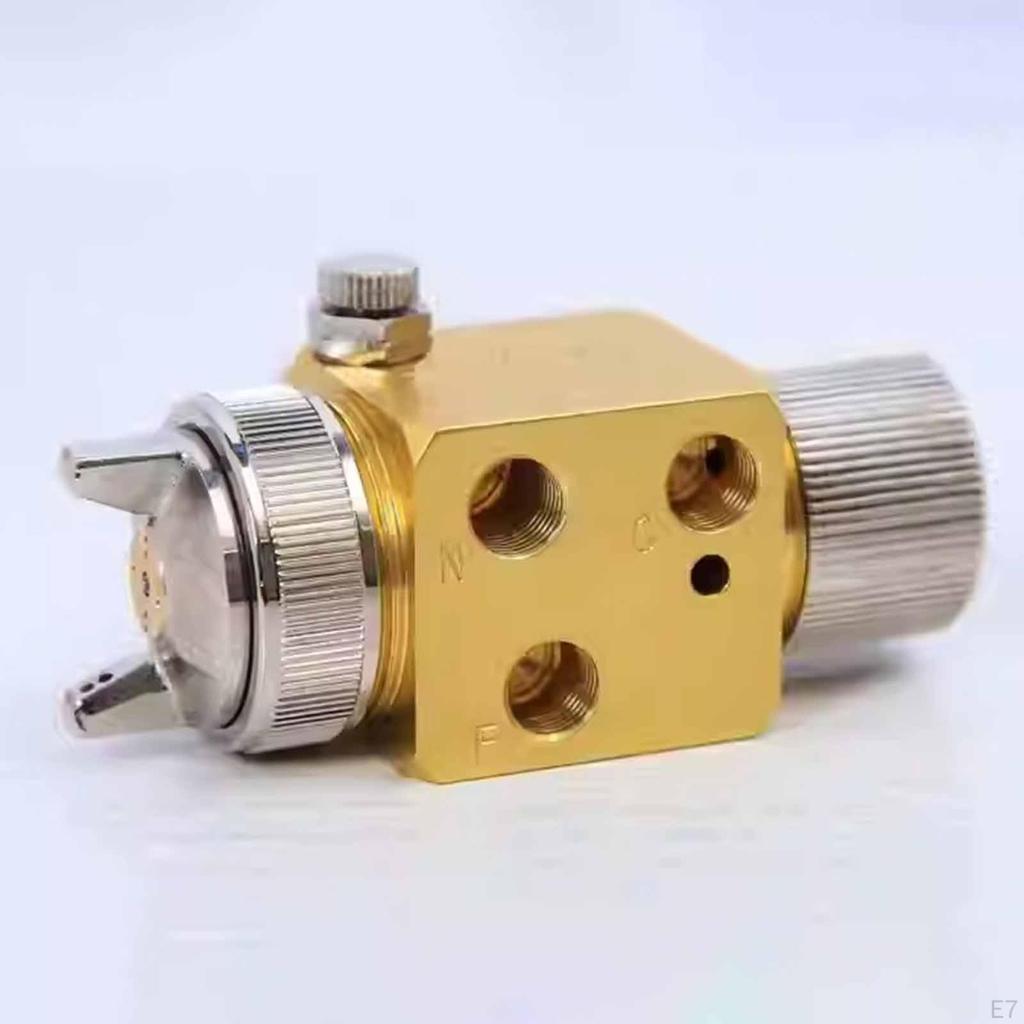 Automatic Nozzle Spray Tool Mini Pressure Feed Sprayer Heavy Duty Metal Paint Atomizer