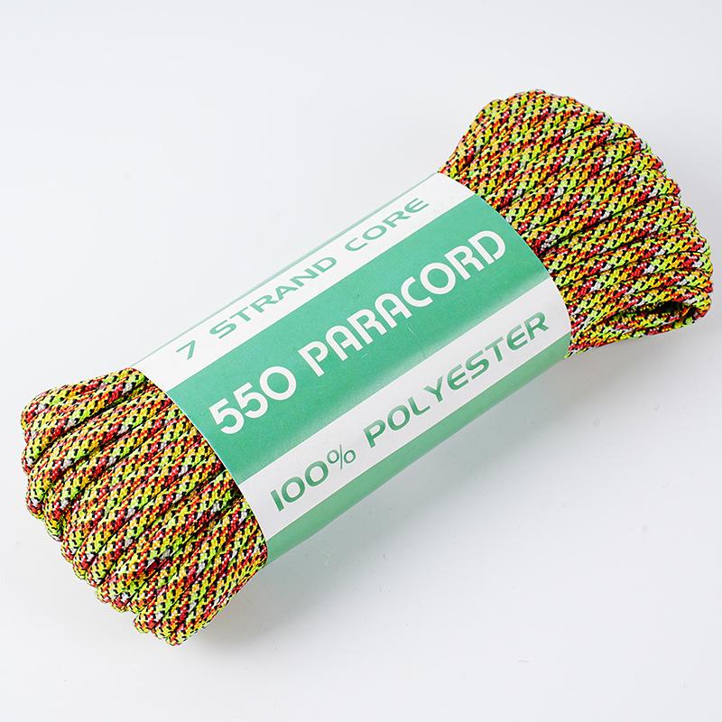4mm 7 Strand Core 550 Polyester DIY Handmade Woven Bracelet Cord Jewelry Raw Material Keychain Phone Pendant Findings Nylon Rope