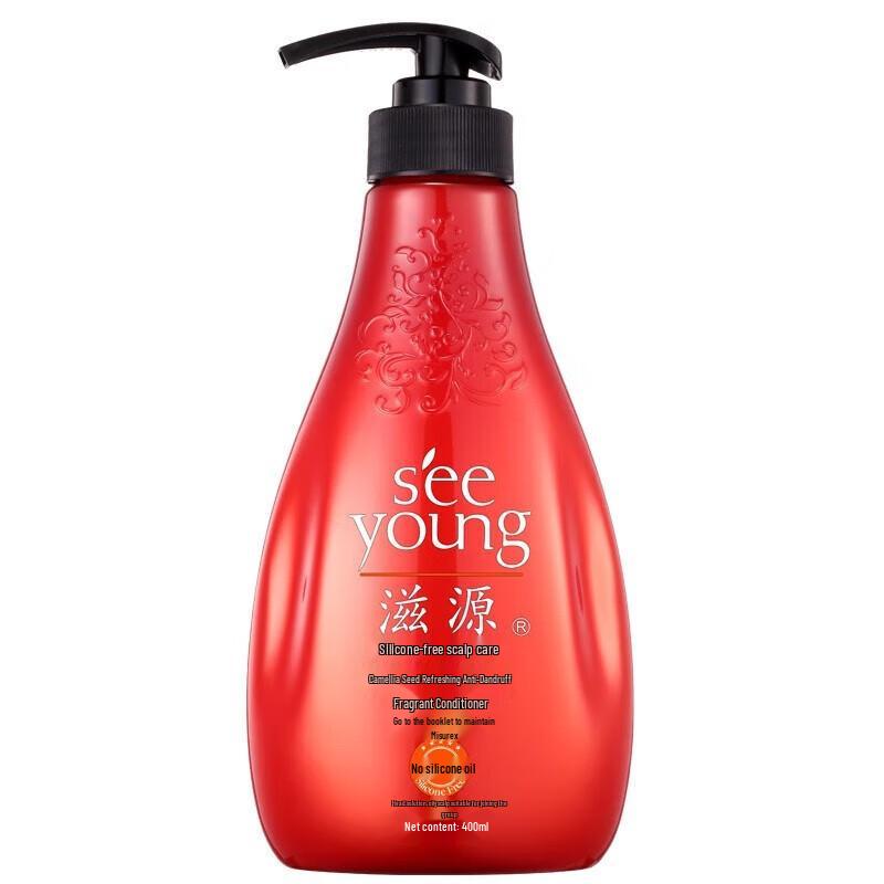 Ziyuan Tea Seed Refreshing Anti-Dandruff Fragrant Shampoo 400ml