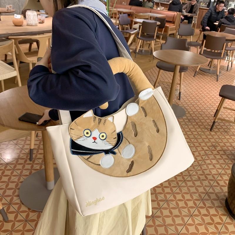 Large Capacity Canvas Girl Purse With Dual Straps And Soft Structure For Daily Fashion
