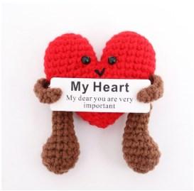 Handmade Knitted Potato Plush Doll Cute Mini Stuffed Toy Funny Christmas Gift Home Room Decoration