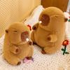 Custom Capybara Plush Pillow Doll 23cm-65cm Bubble Blowing Stuffed Toy Stress Relief Toy Business Promotion Gift