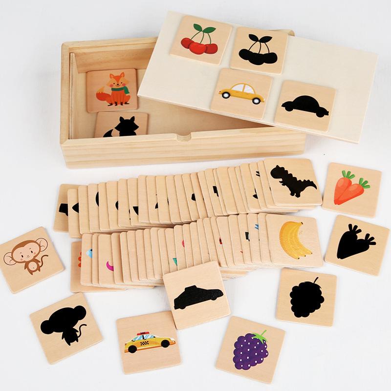 Montessori Animal Shape Matching Puzzle for Ages 3-6: Educational Toy for Early Childhood Development