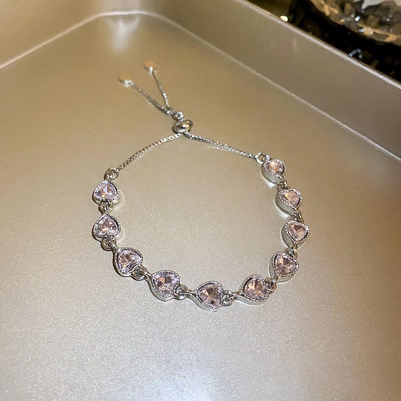 

Женский браслет Регулируемая длина Браслет Модный легкий роскошный нишевый браслет Элегантный темперамент Сладкий крутой стиль Девушка Вечеринка День рождения Ювелирный подарок