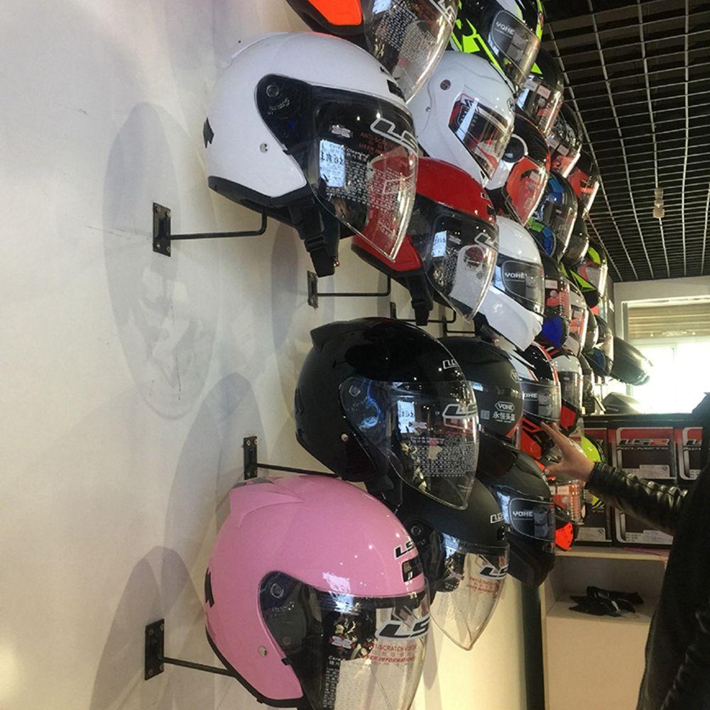 Motorcycle Helmet Holder Hat Organizer Display Holder Storage Rack Helmet Stand Hat Display Rack