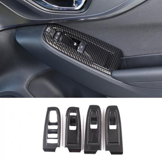 Carbon Fiber ABS Interior Decoration Cover Trim Kit For Subaru WRX -2024