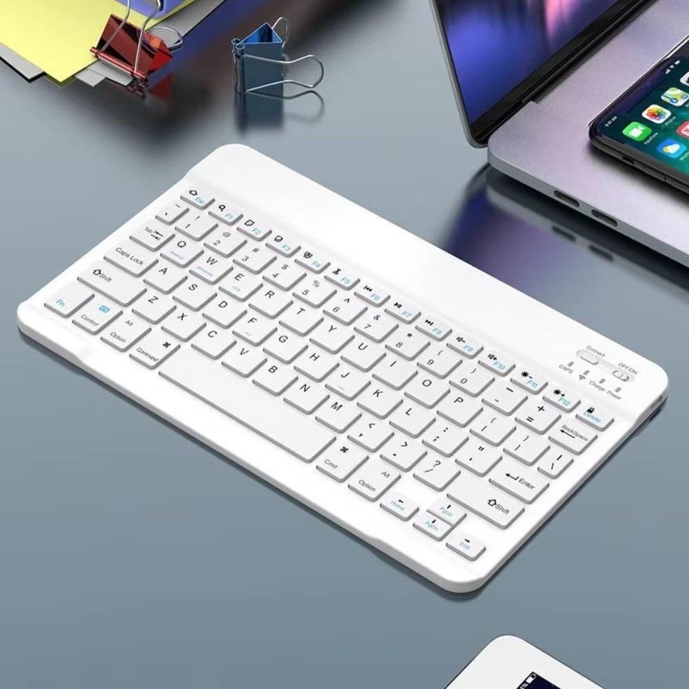 10 Inch Mini Keyboard Rechargeable Wireless Keyboard Portable Slim Keyboard Work From Home