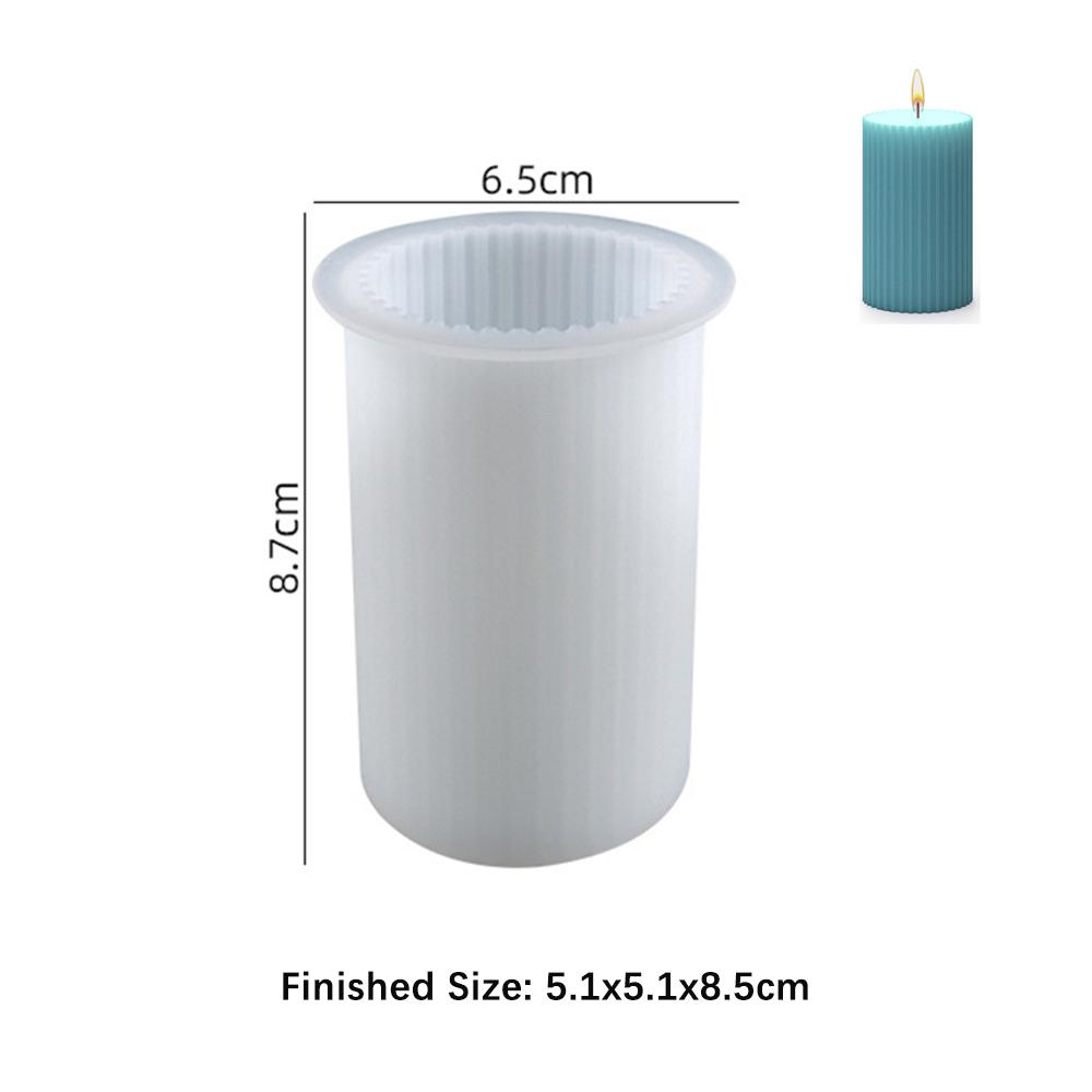 

Цилиндрическая форма для свечей, силиконовая форма 3D, сделай сам, центрированная свеча, мыло, поделки, подарки, изготовление гипса, смолы, воска, домашнее украшение
