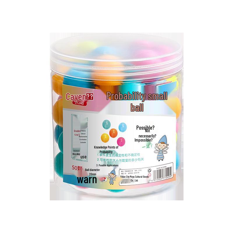 Colorful Plastic Counting Balls for Primary School Math and Statistics